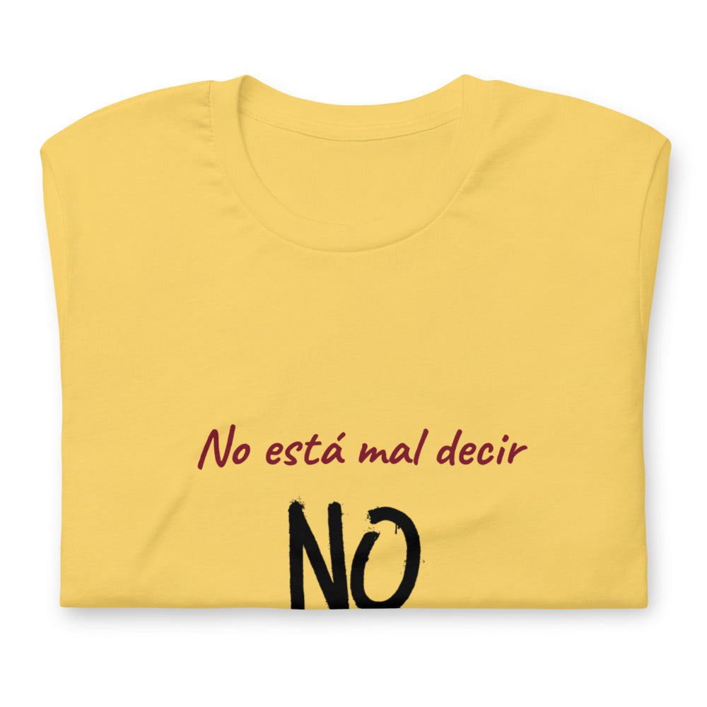 Decir NO - Camiseta de manga corta